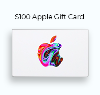 $100 Apple gift card